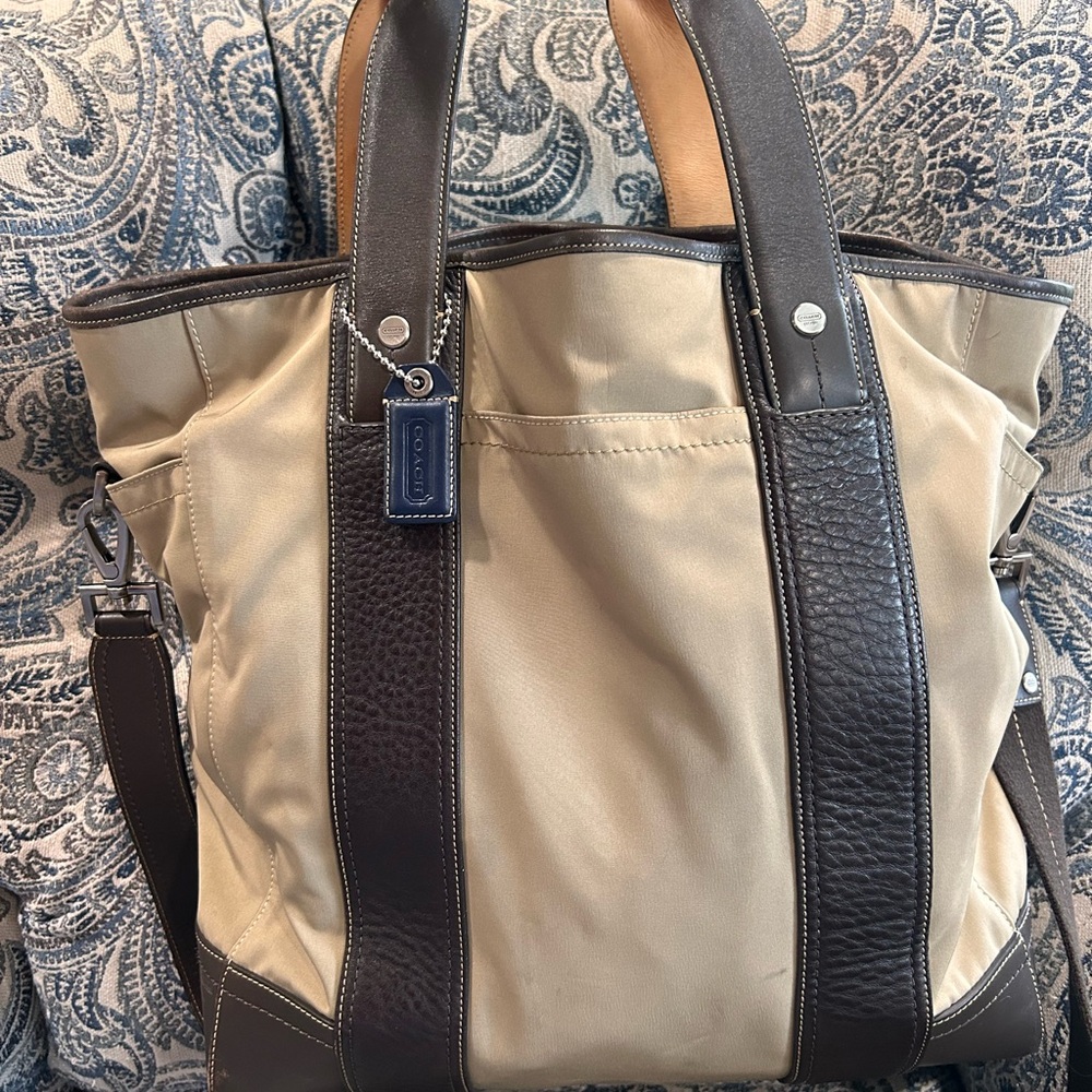 Coach Vintage Transatlantic Drafting 2-Way Tote